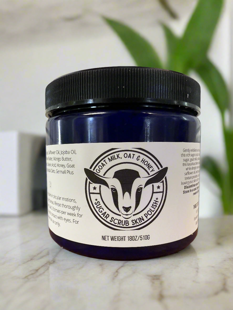 Goat Milk, Oats & Honey Sugar Scrub Skin Polish