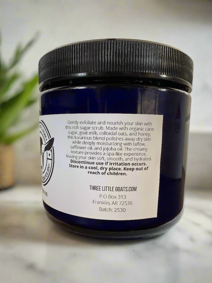 Goat Milk, Oats & Honey Sugar Scrub Skin Polish