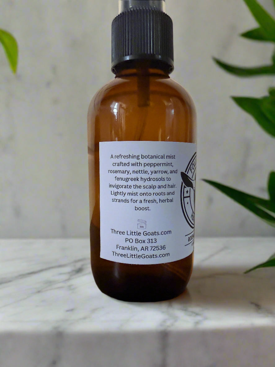 Follicle Fuel Hair Tonic – 4oz Glass Spray Bottle