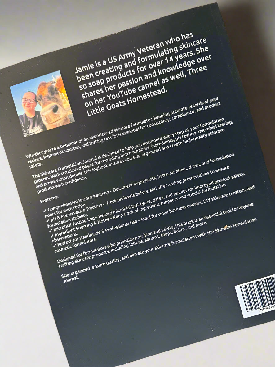 Formulation Record Keeping Book