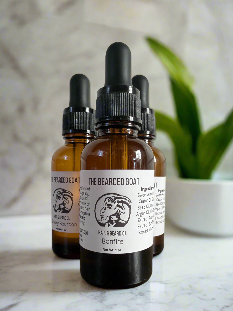 The Bearded Goat Beard and Hair Oil