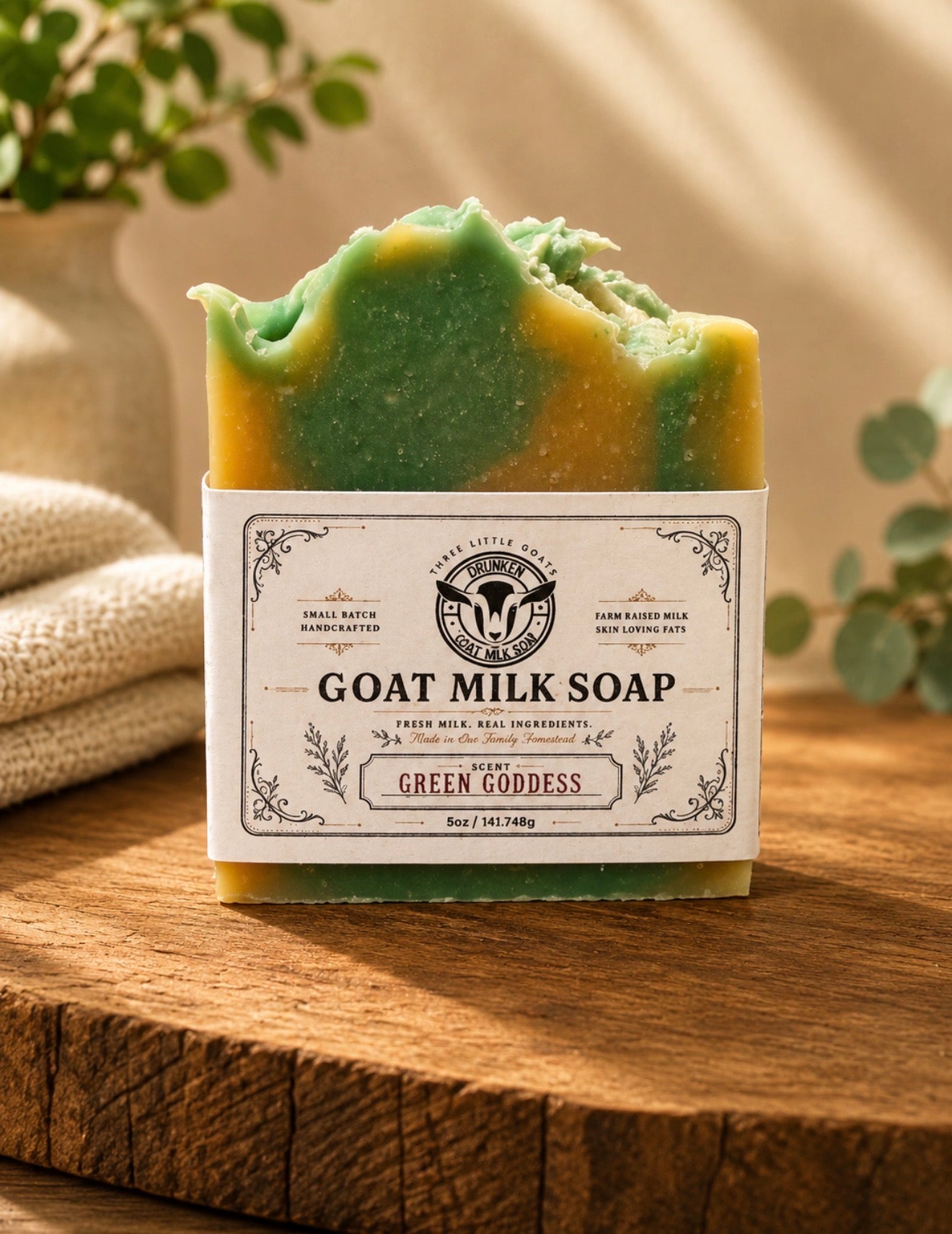 Drunken Goat Milk™ Green Goddess