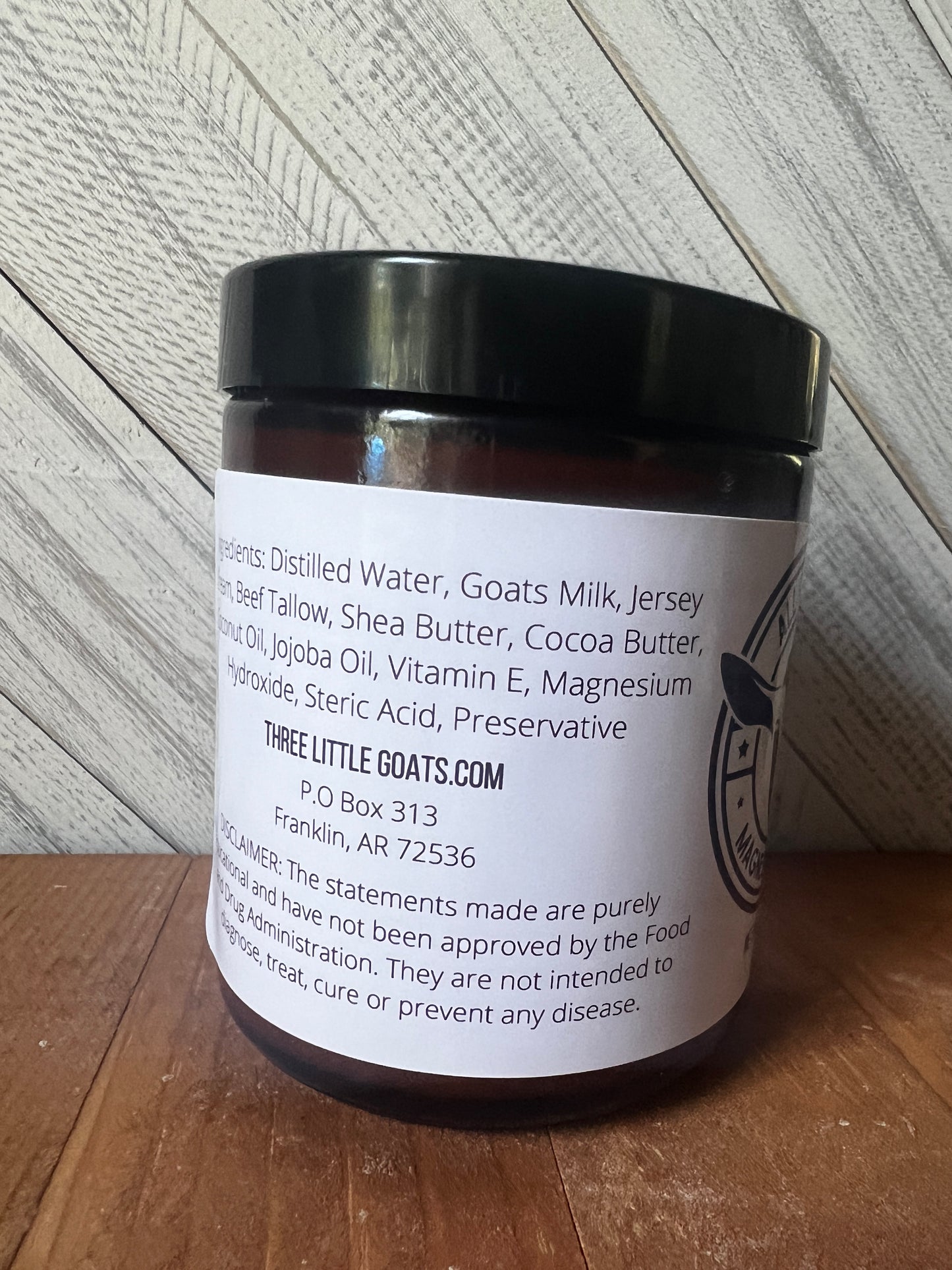 All The Fat Goat Milk Magnesium Cream 8oz