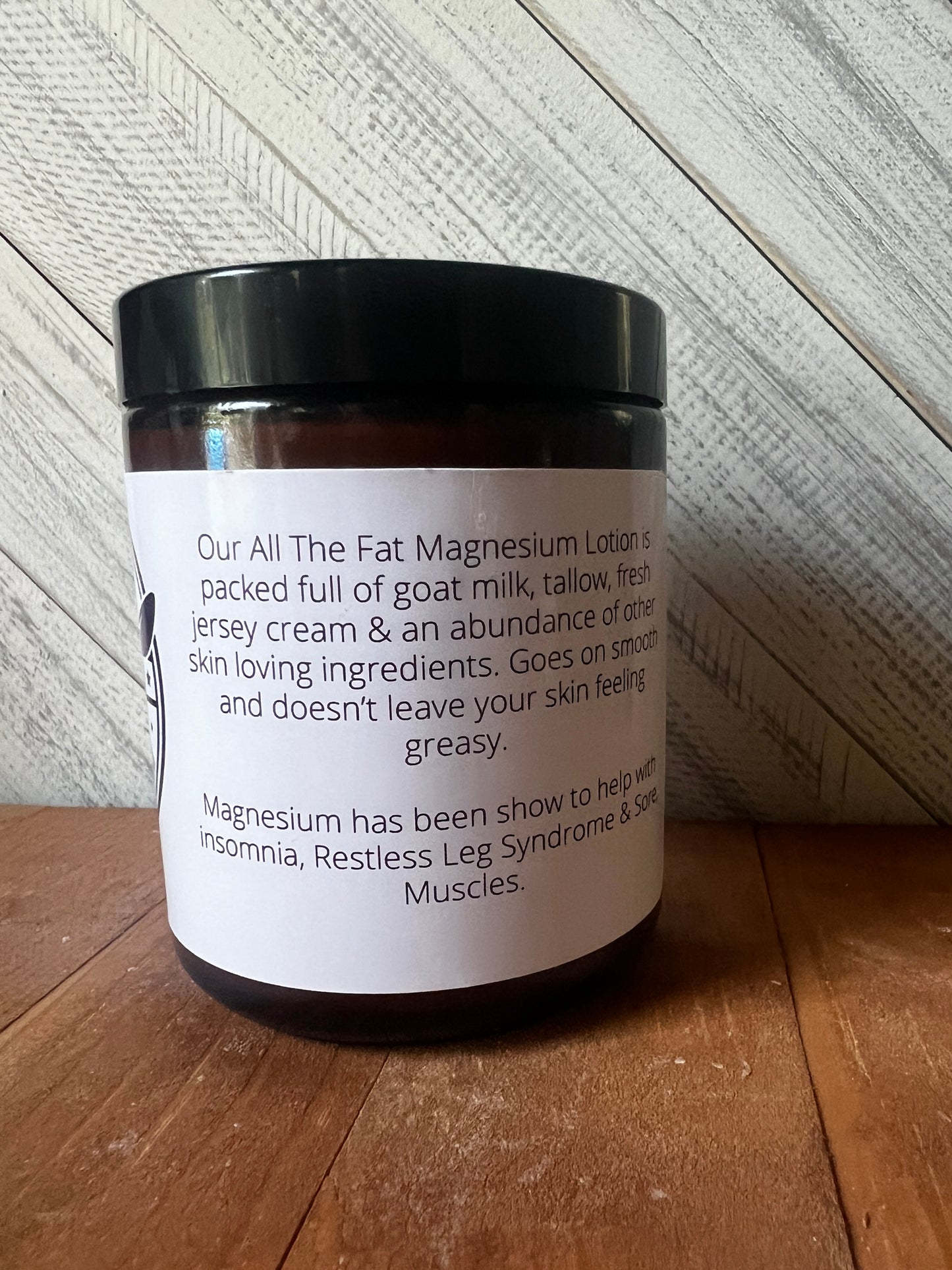 All The Fat Goat Milk Magnesium Cream 8oz