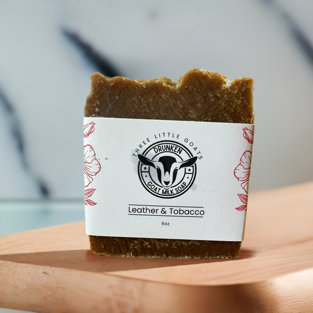 Drunken Goat Milk™ Leather & Tobacco Soap