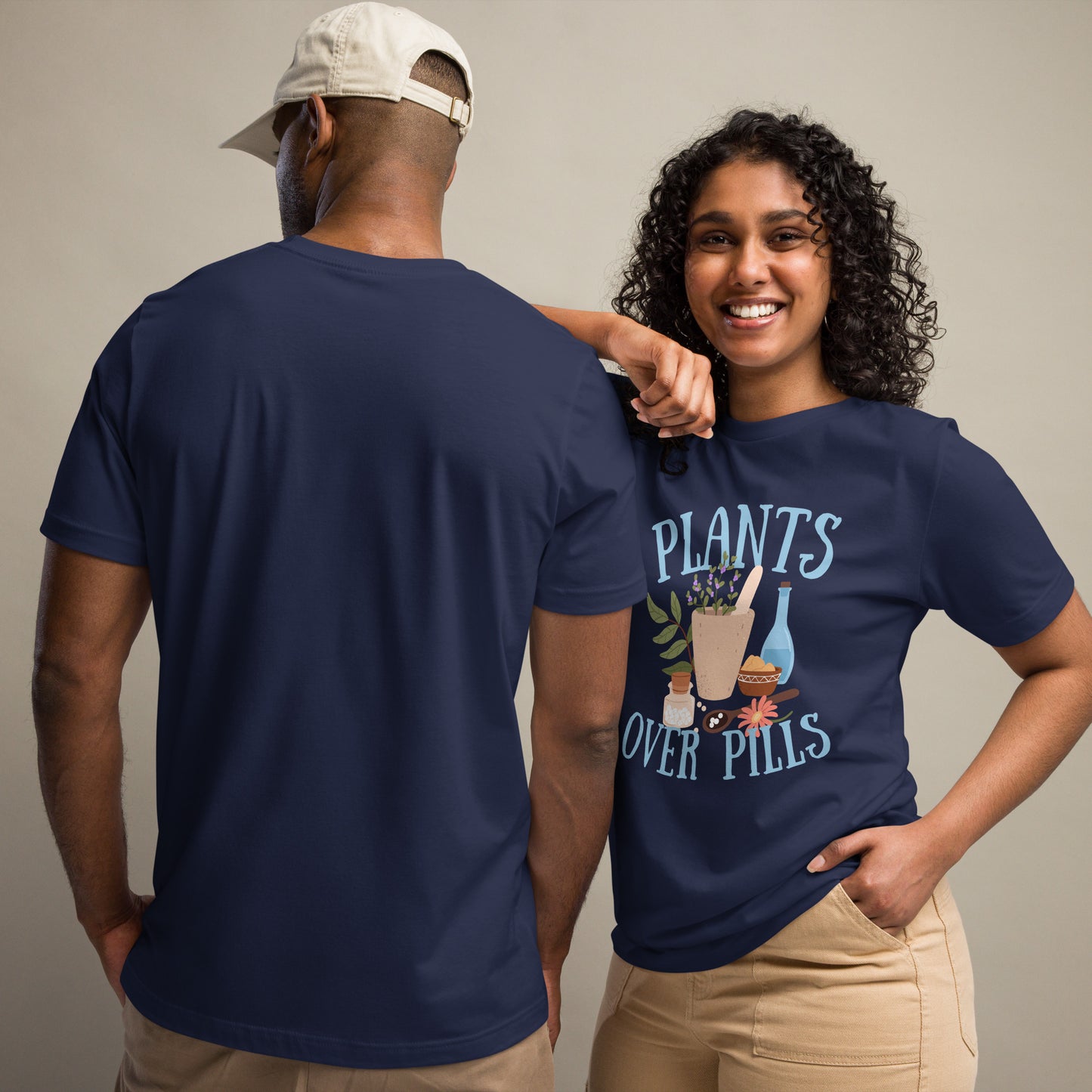 Plants over Pills Unisex t-shirt